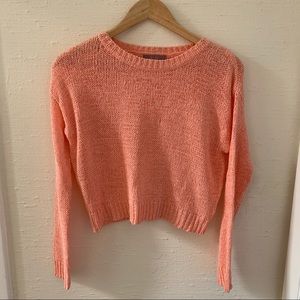 Pink Crop Sweater